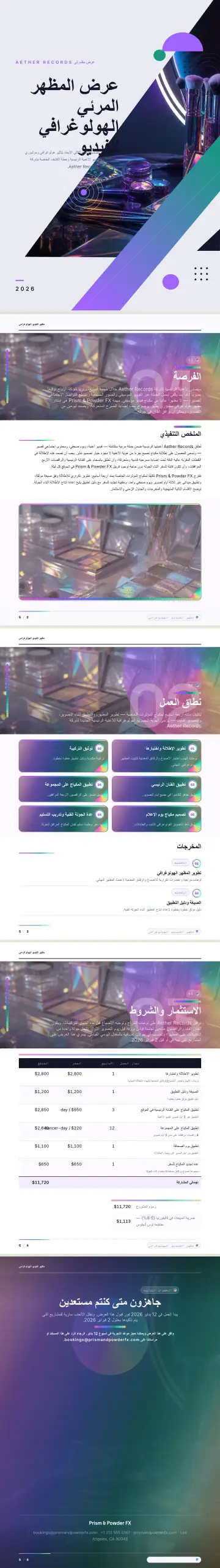 نموذج اقتراح من إنشاء waxTable