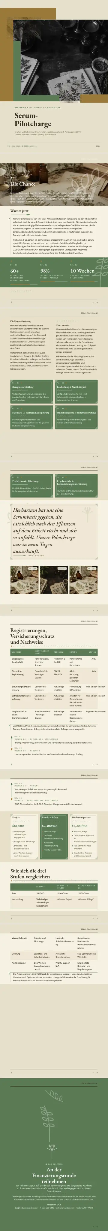 Beispiel für Pitch Deck, erstellt von waxTable