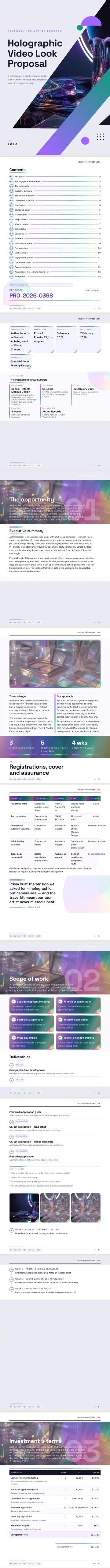 Example proposal generated by waxTable