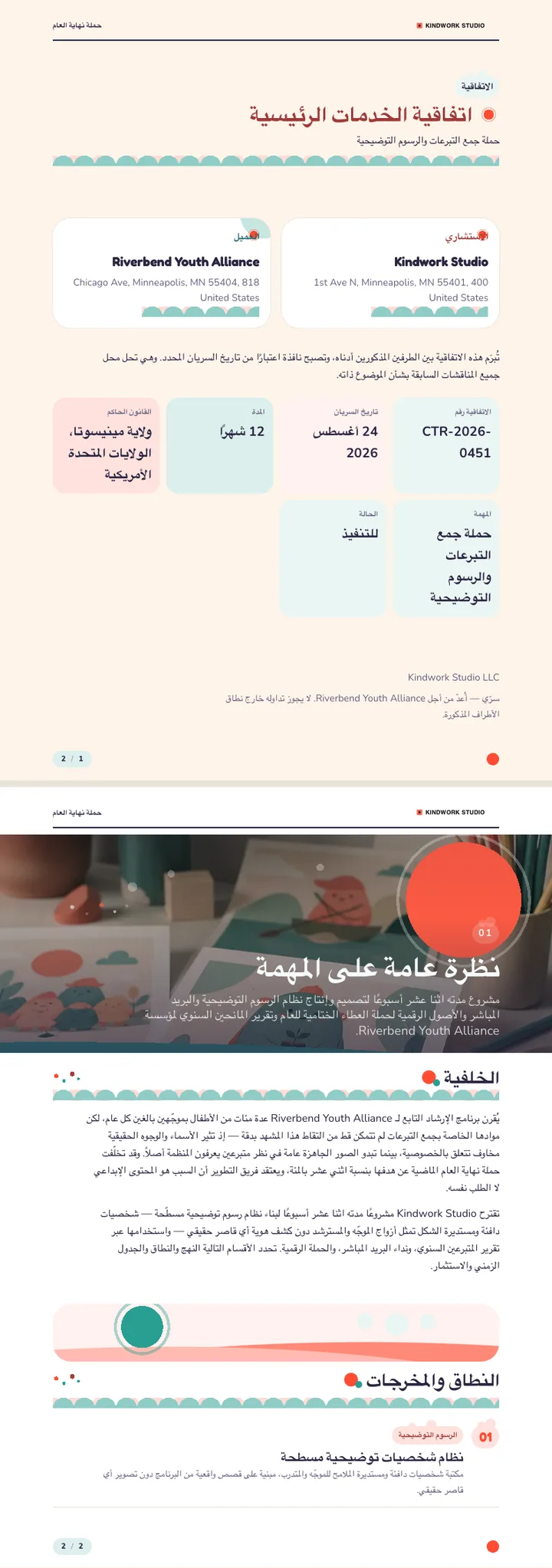 رسوم مسطحة — مثال كامل من إنشاء Waxe