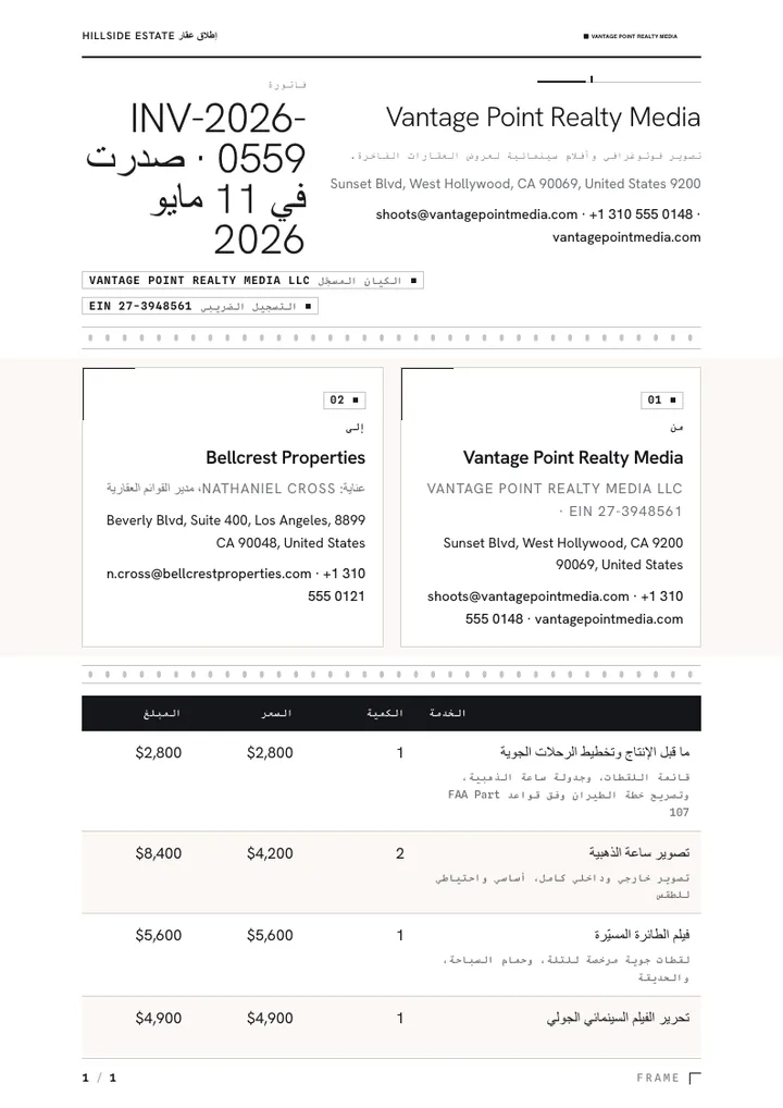 تصوير بملء الشاشة — مثال كامل من إنشاء Waxe