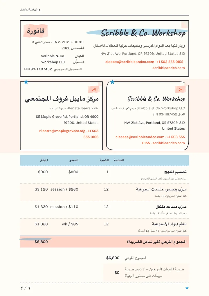 رسم يدوي / دودل — مثال كامل من إنشاء Waxe