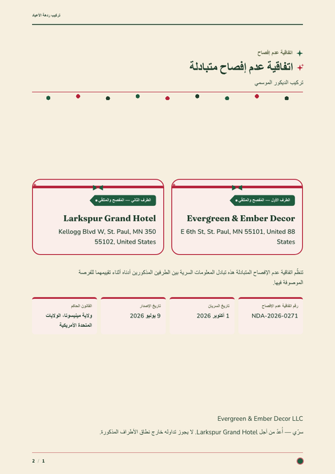A finished nda rendered in a متنوع look