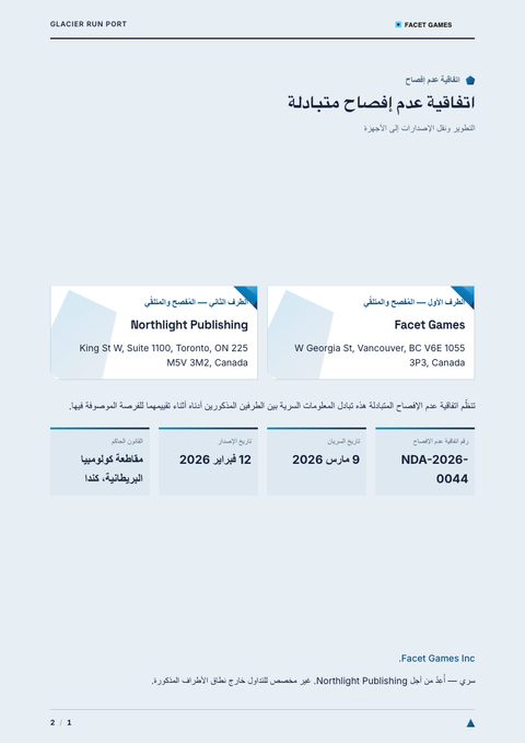 A finished nda rendered in a ثلاثي الأبعاد look
