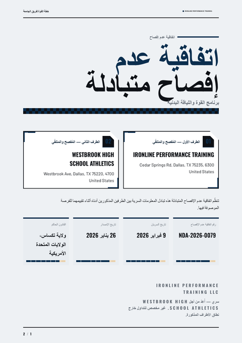 A finished nda rendered in a متنوع look