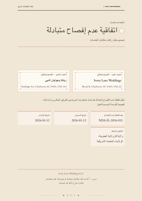 A finished nda rendered in a متنوع look
