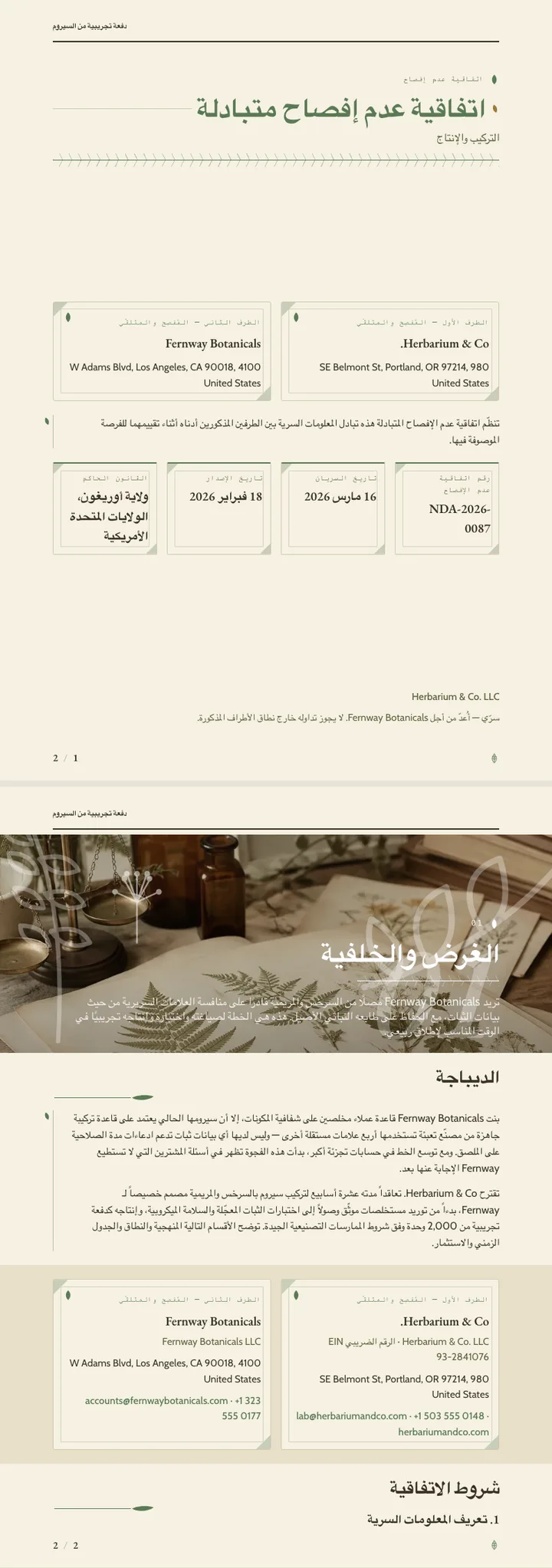 نباتي — مثال كامل من إنشاء Waxe