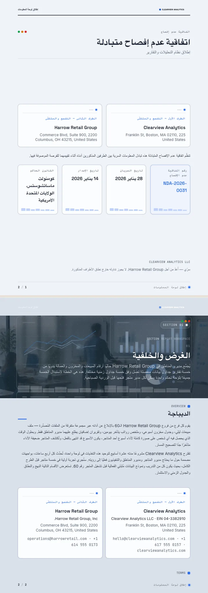 واجهة لوحة تحكم — مثال كامل من إنشاء Waxe
