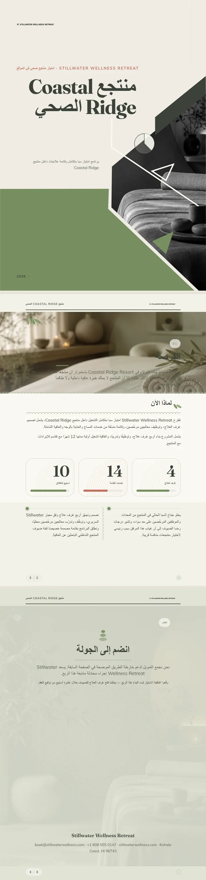 عافية / سبا — مثال كامل من إنشاء Waxe