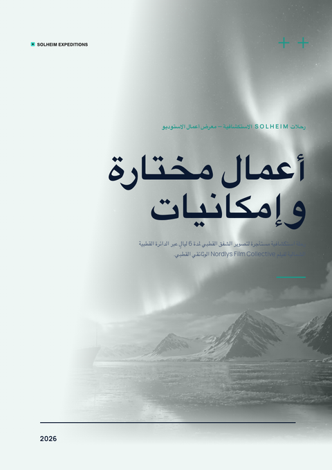A finished portfolio rendered in a تدرج لوني look