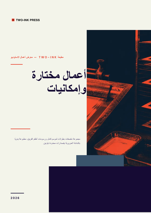 A finished portfolio rendered in a لوني look