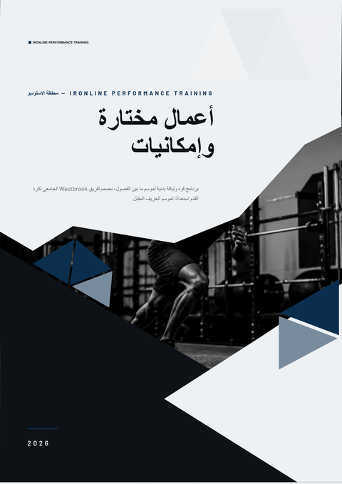 A finished portfolio rendered in a متنوع look