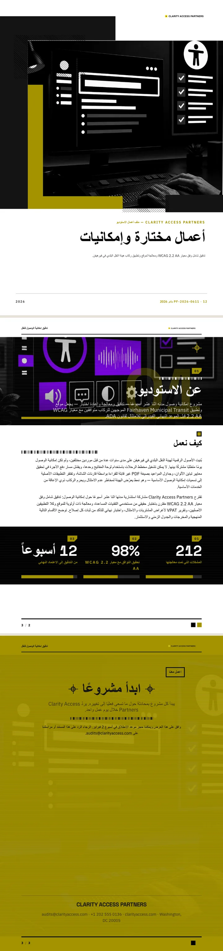 تباين عالٍ — مثال كامل من إنشاء Waxe