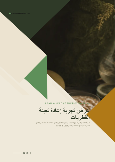 A finished proposal rendered in a طبيعة look