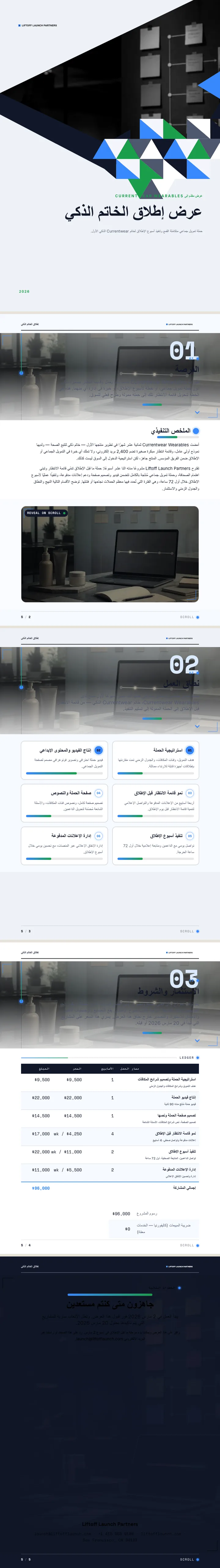 مُفعَّل بالتمرير — مثال كامل من إنشاء Waxe