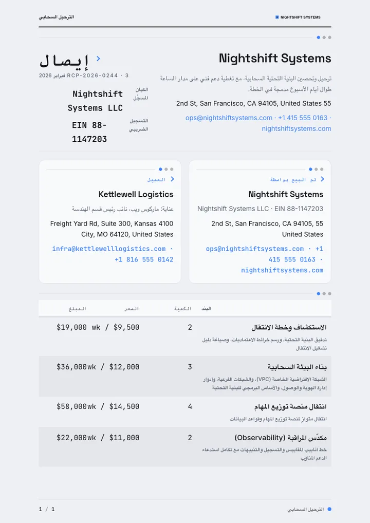 الوضع الداكن — مثال كامل من إنشاء Waxe