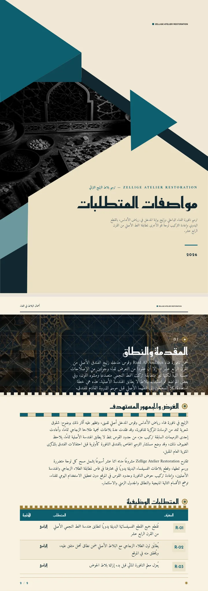 زخرفة هندسية إسلامية — مثال كامل من إنشاء Waxe