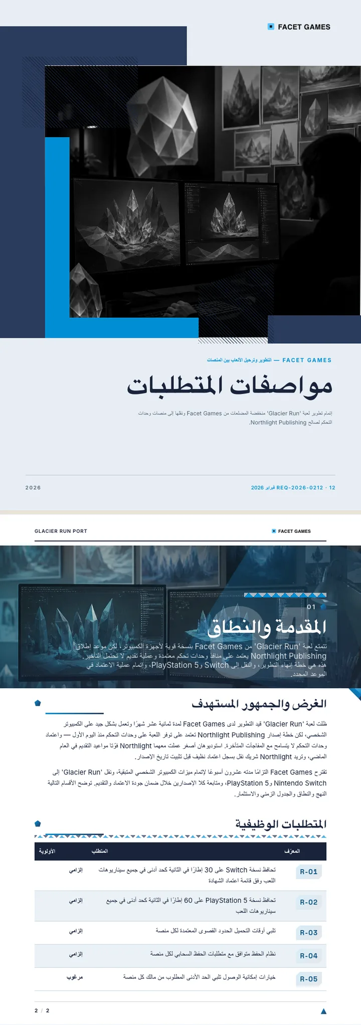 مضلعات منخفضة — مثال كامل من إنشاء Waxe