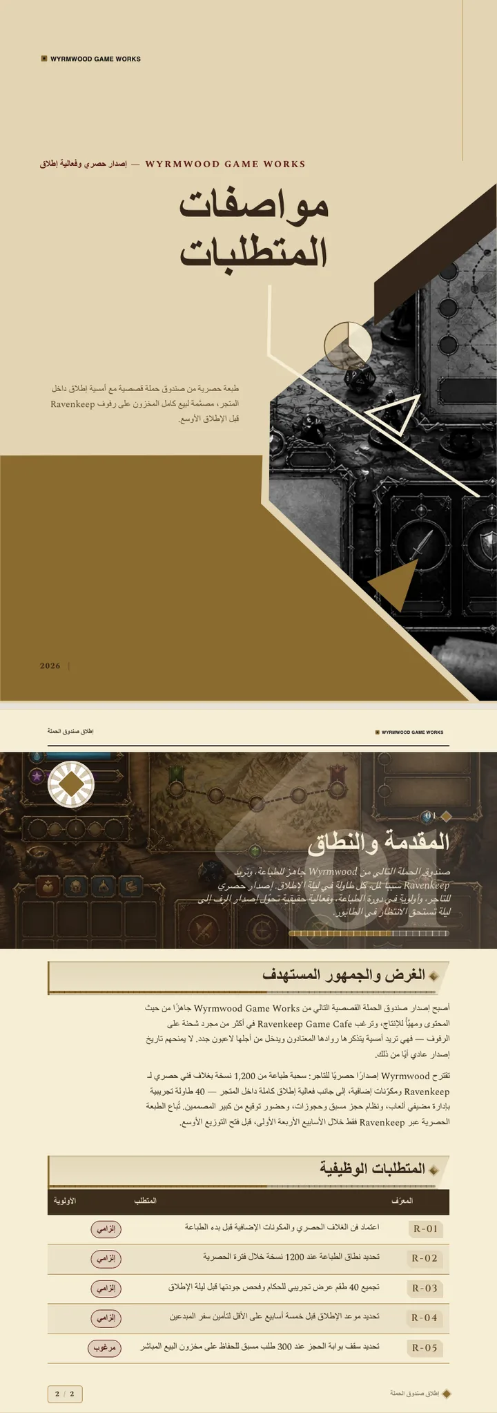 واجهة ألعاب الأدوار — مثال كامل من إنشاء Waxe