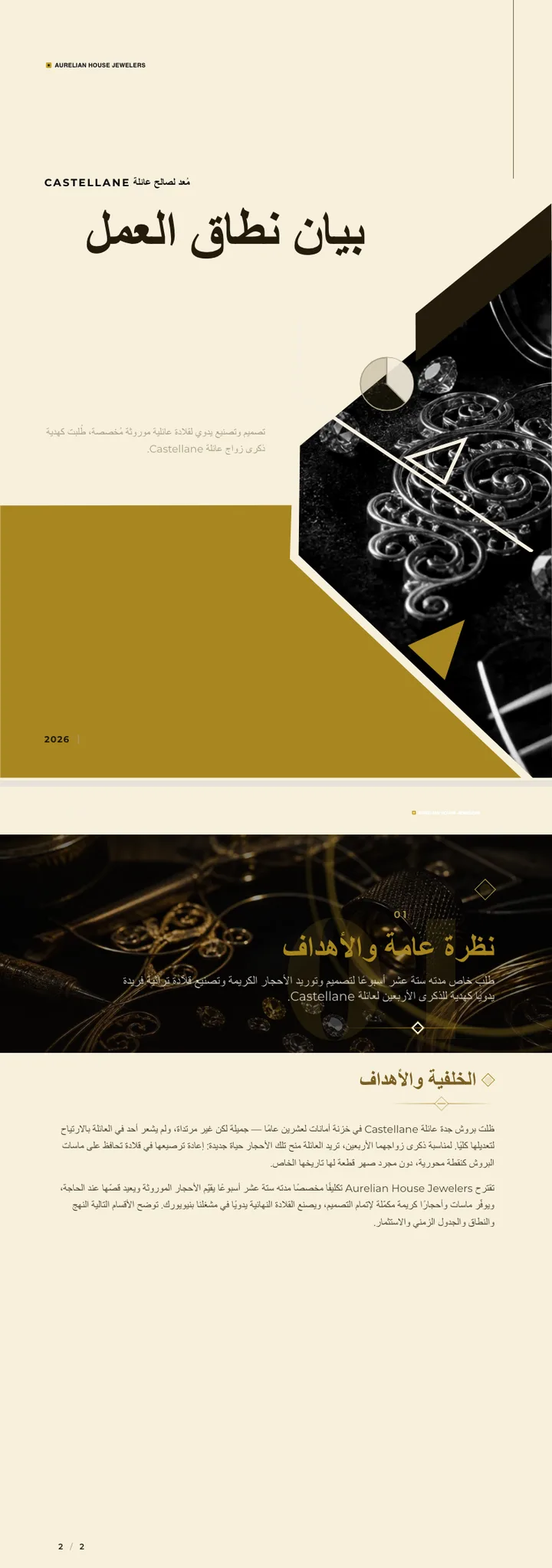 ذهبي فاخر — مثال كامل من إنشاء Waxe