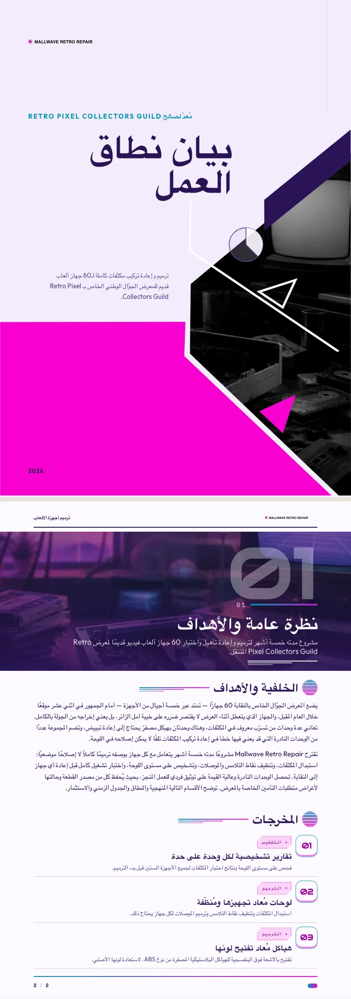 فايبورويف — مثال كامل من إنشاء Waxe