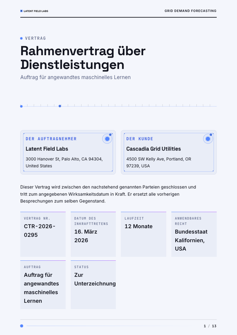 A finished contract rendered in a bewegung look