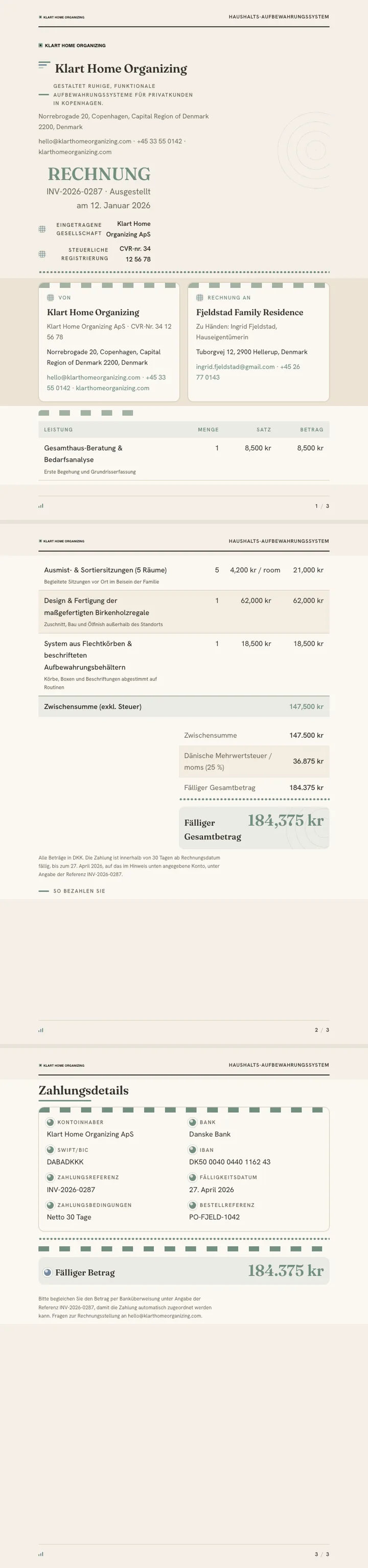Skandinavisch / Nordisch — vollständiges Beispiel, erstellt von Waxe