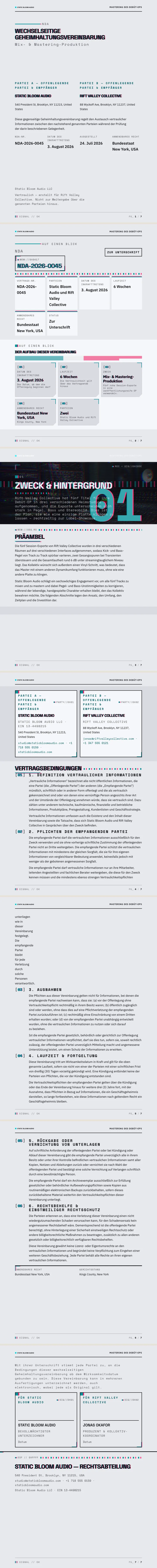 Glitch Art — vollständiges Beispiel, erstellt von Waxe