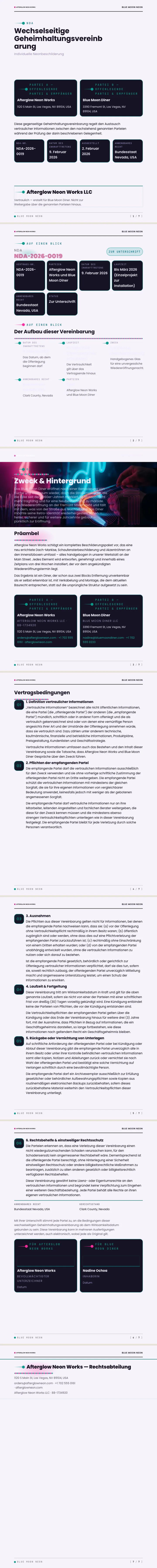 Neon Glow — vollständiges Beispiel, erstellt von Waxe