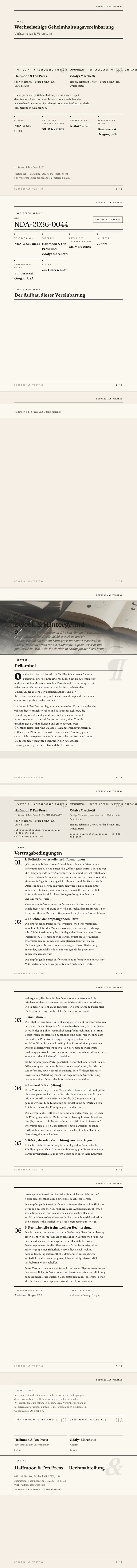 Typografisch / Type-led — vollständiges Beispiel, erstellt von Waxe