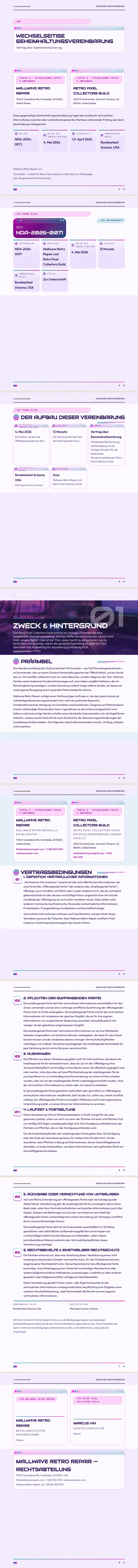 Vaporwave — vollständiges Beispiel, erstellt von Waxe