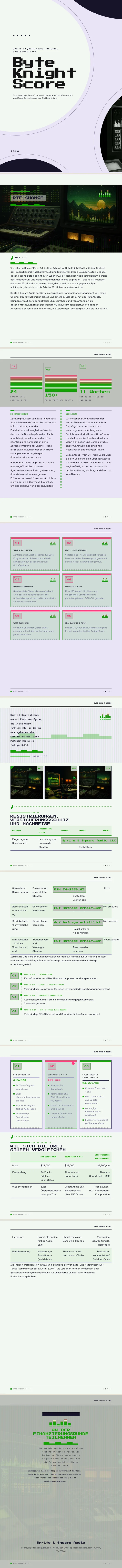 8-Bit-Chiptune — vollständiges Beispiel, erstellt von Waxe