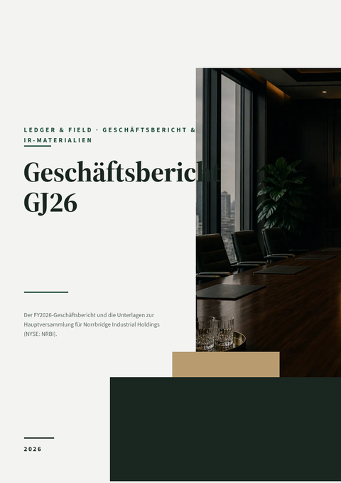 A finished pitch deck rendered in a druck look