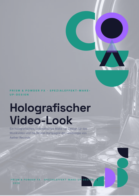 A finished pitch deck rendered in a futuristisch look