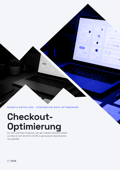 A finished pitch deck rendered in a bewegung look