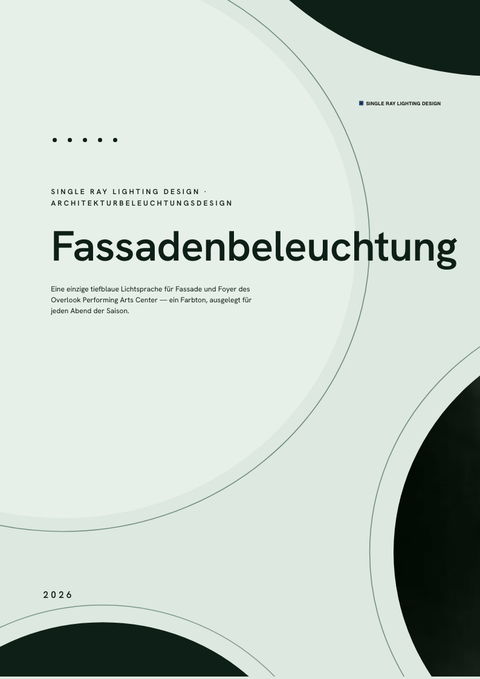 A finished pitch deck rendered in a farbe look