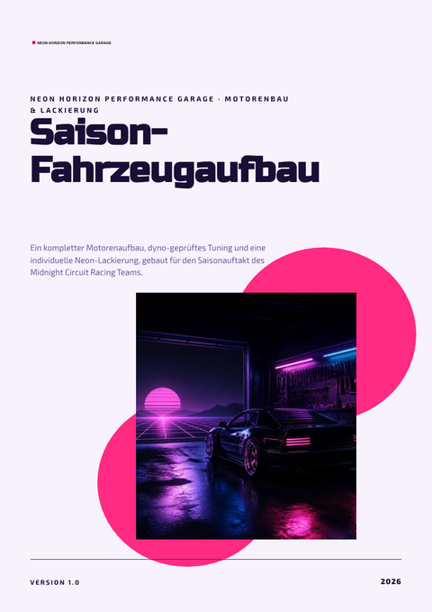 A finished pitch deck rendered in a retro look