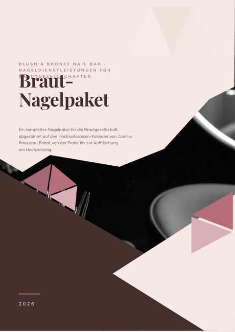 A finished pitch deck rendered in a luxus look