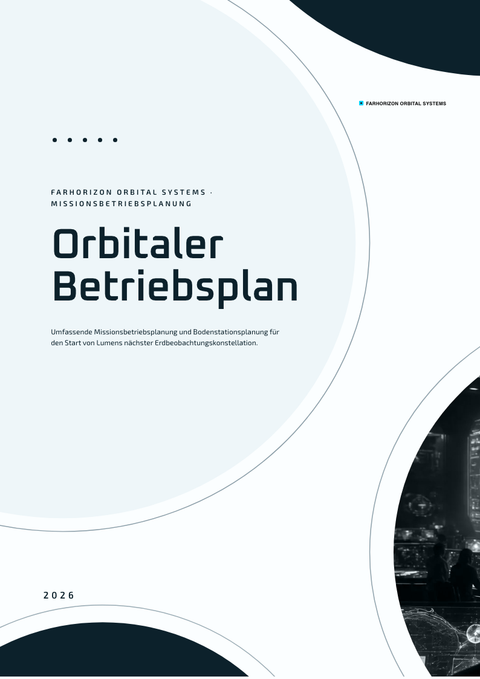 A finished pitch deck rendered in a futuristisch look