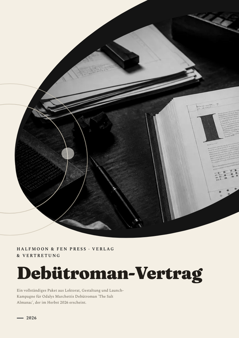 A finished pitch deck rendered in a typografisch look