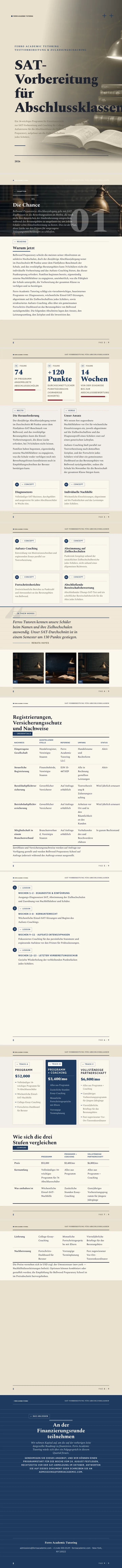 Bildung / Akademisch — vollständiges Beispiel, erstellt von Waxe