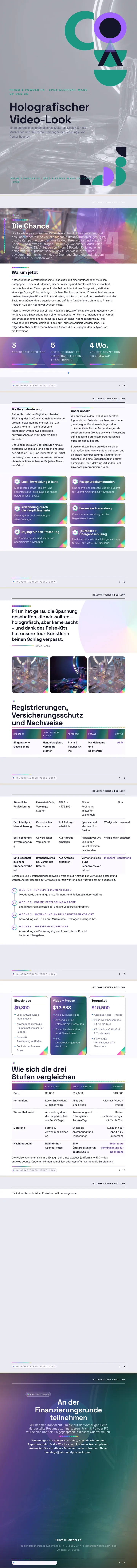 Holografisch — vollständiges Beispiel, erstellt von Waxe
