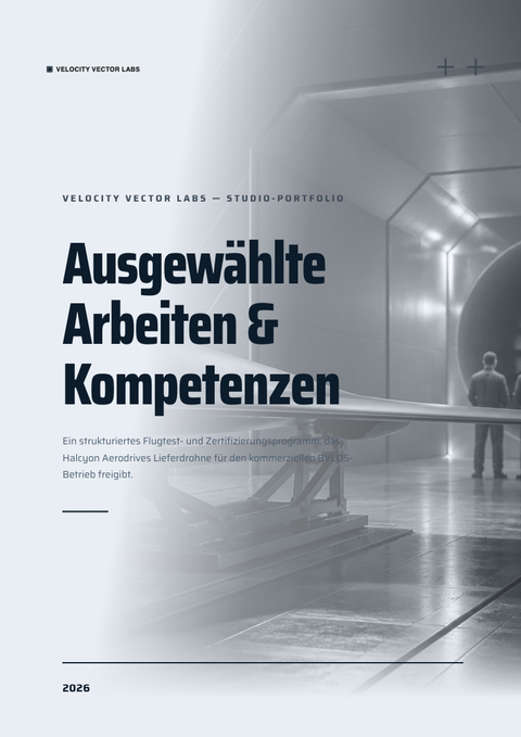A finished portfolio rendered in a futuristisch look
