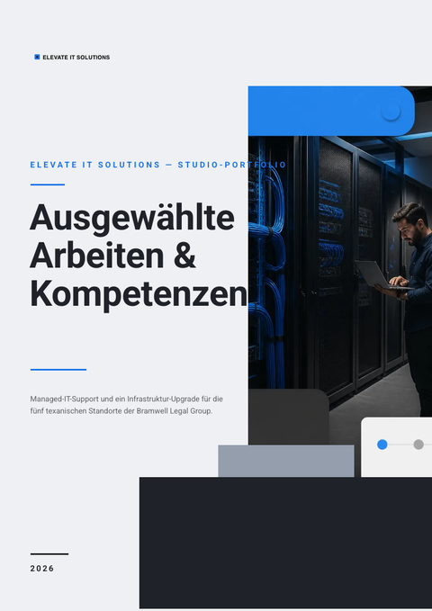 A finished portfolio rendered in a flach & minimal look