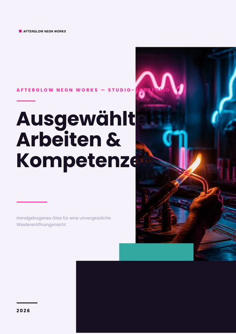 A finished portfolio rendered in a futuristisch look