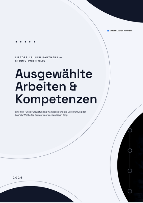A finished portfolio rendered in a bewegung look