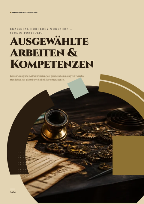 A finished portfolio rendered in a dunkel look