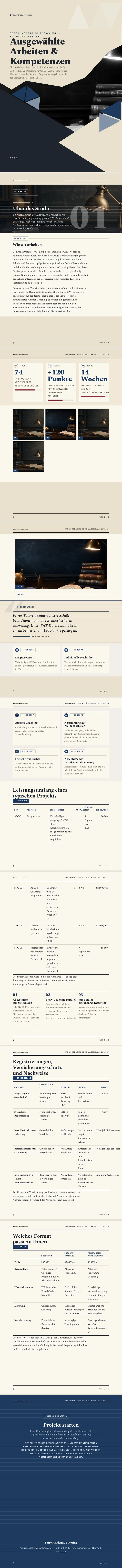 Bildung / Akademisch — vollständiges Beispiel, erstellt von Waxe