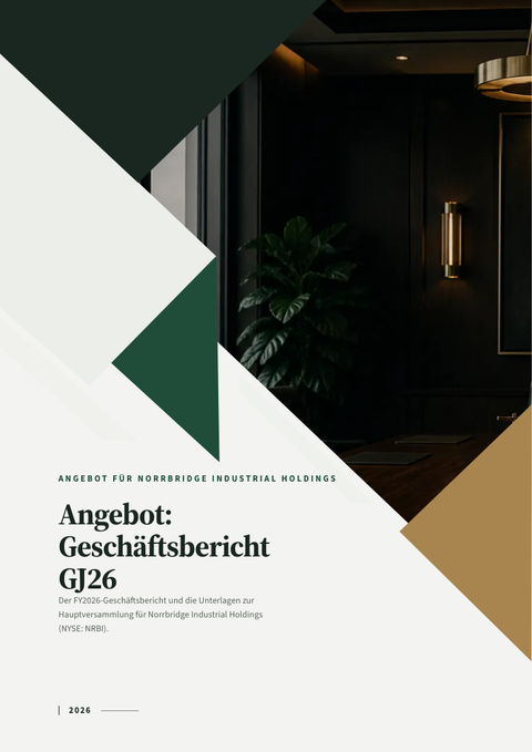 A finished proposal rendered in a druck look