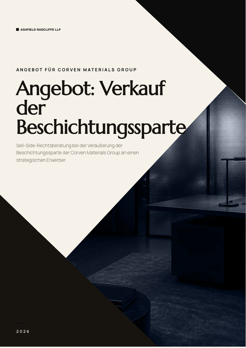 A finished proposal rendered in a luxus look